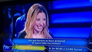 Una chivilcoyana ganó 130.000 pesos en Telefe Una chivilcoyana ganó 130.000 pesos en Telefe