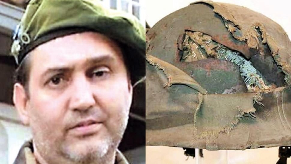 Recuperaron el casco del ex combatiente de Malvinas