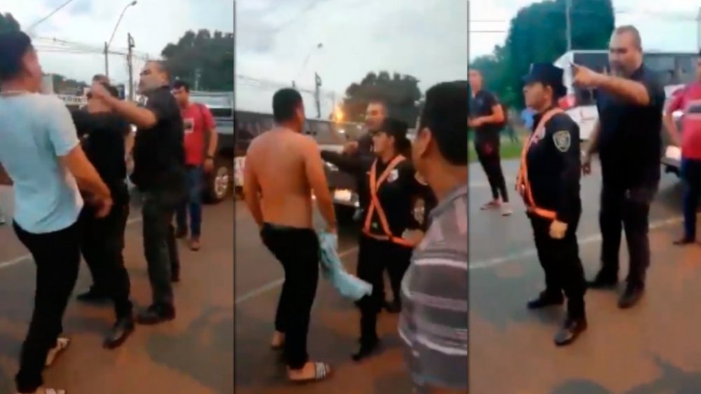 Chilavert se peleó en plena ruta con un colectivero: golpes, insultos y una policía agredida