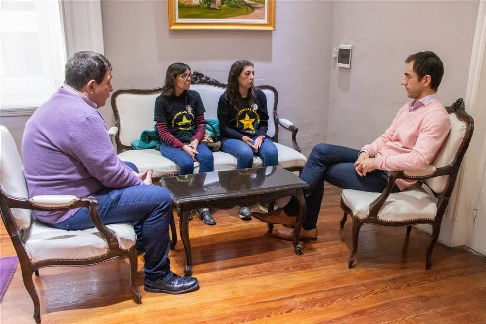 Pablo Petrecca se reunió con integrantes de “Estrellas Amarillas”