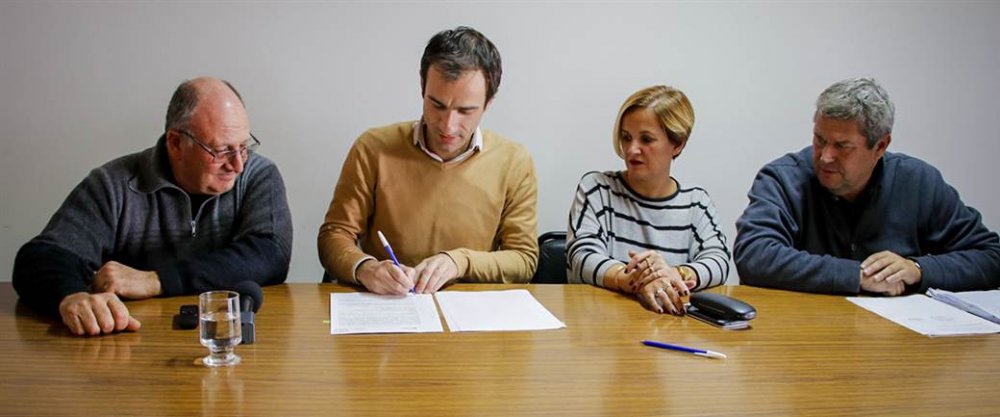 En Morse se firma convenio para la pavimentación de once cuadras