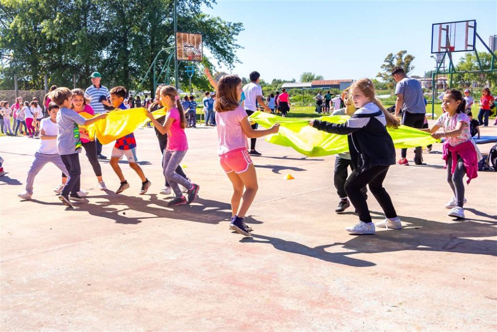 Se realizó un encuentro recreativo de escuelas rurales