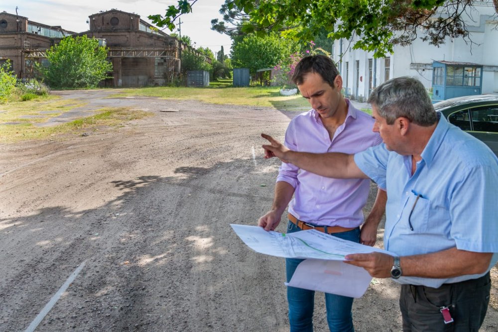 Petrecca recorrió las hectáreas cedidas al Municipio