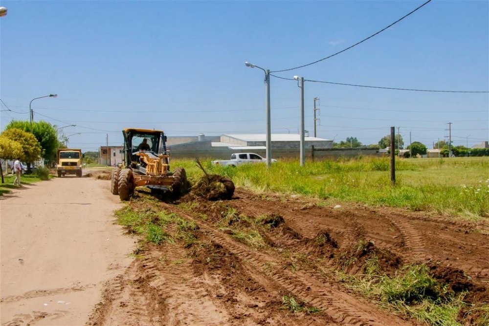 Intensos trabajos en distintos barrios de la ciudad