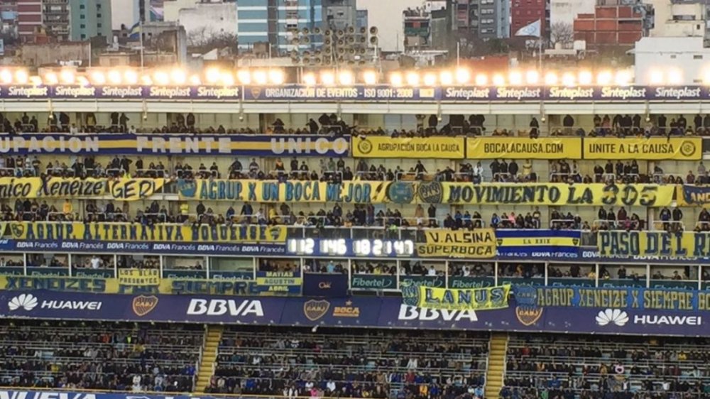 Nuevo Boca: sacaron el reloj que contaba los días sin descender de La Bombonera