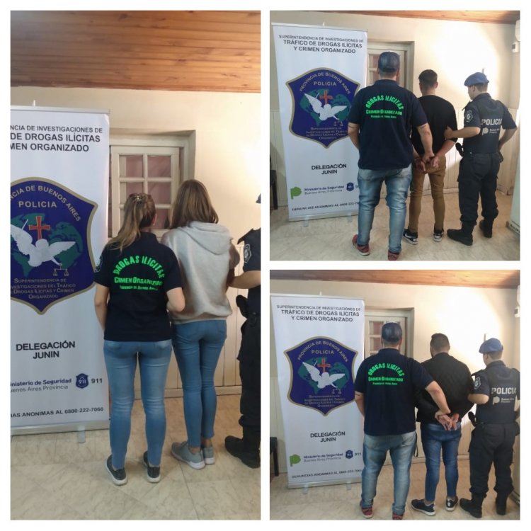 Tres personas extranjeras detenidas transportando ladrillos de marihuana