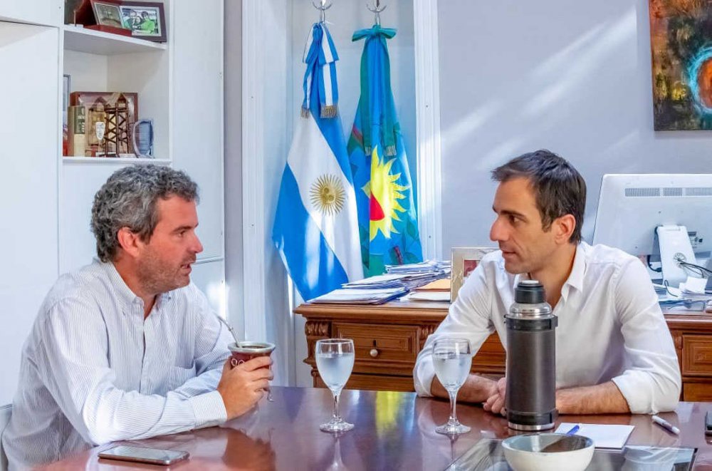 Petrecca dialogó con Frederking sobre el mantenimiento de la red vial municipal