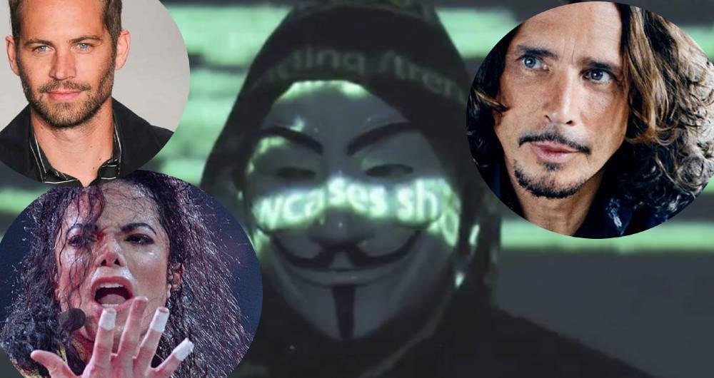 Según Anonymous, Michael Jackson, Paul Walker y Chris Cornell, habrían sido asesinados