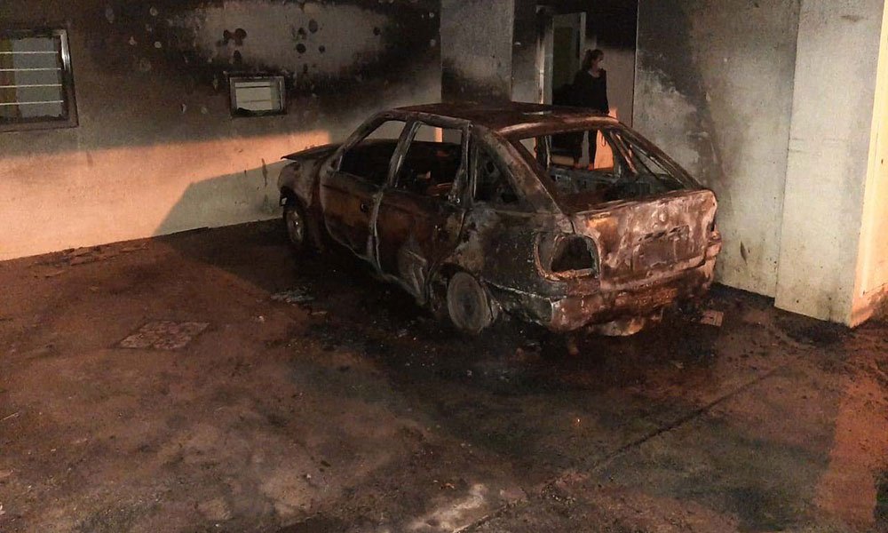 Le quemó el auto a la pareja de su ex-esposa y quedó detenido