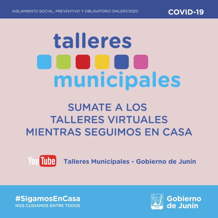 Comenzaron los talleres culturales virtuales