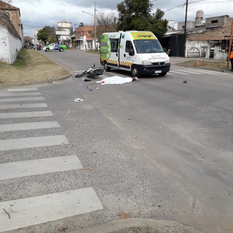 Un motociclista falleció en San Lorenzo y Alberdi