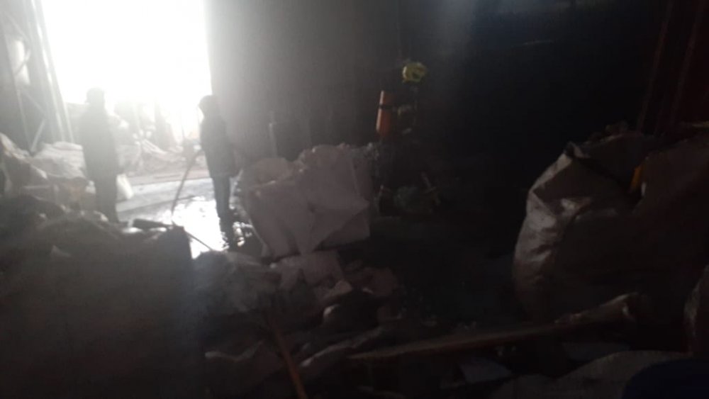 Por un desperfecto en una máquina, hubo un incendio en el Parque Industrial