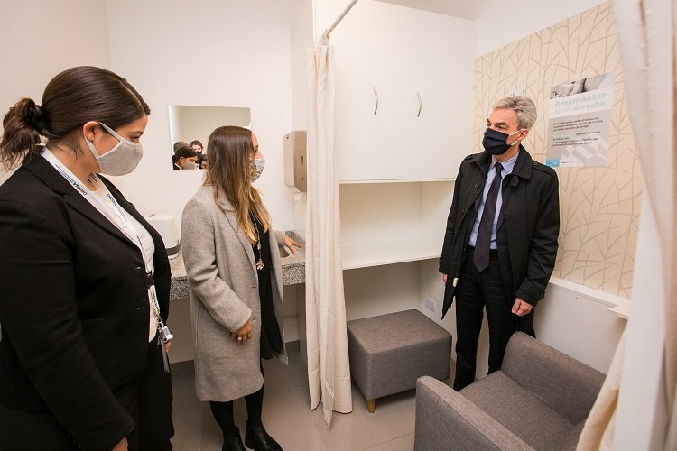 Meoni inauguró un nuevo espacio de lactancia en el ORSNA: “Debemos replicar esto en todos los organismos