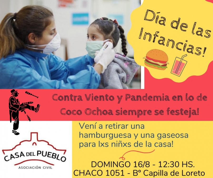 La Casa del Pueblo junto al Socialismo y Junín Bicentenario también celebrará el Día de la Infancia