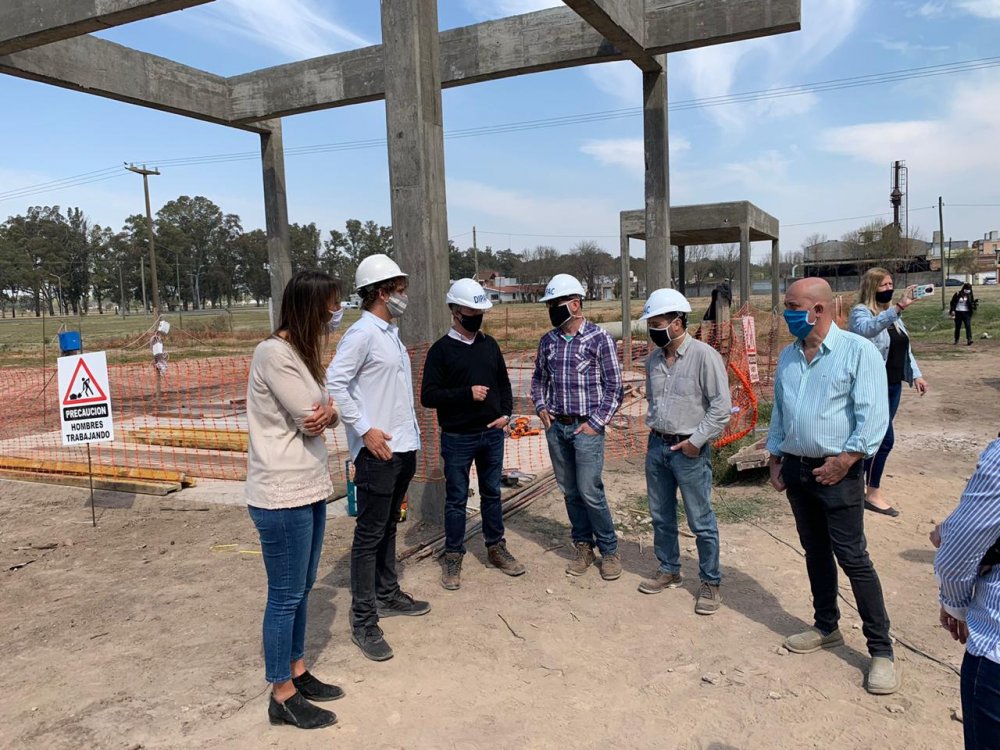Se reiniciaron las obras de la Estación de Bombeo Cloacal