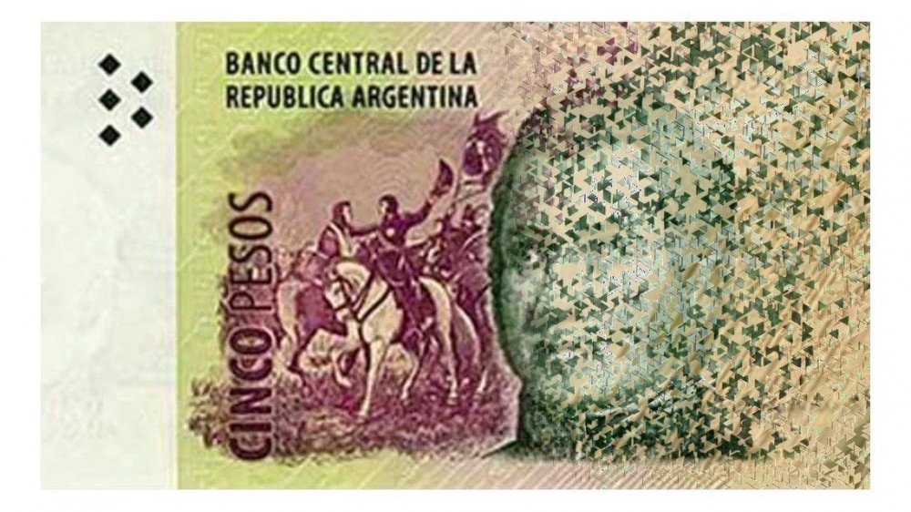 Extendieron el plazo para canjear en los bancos los billetes de 5 pesos