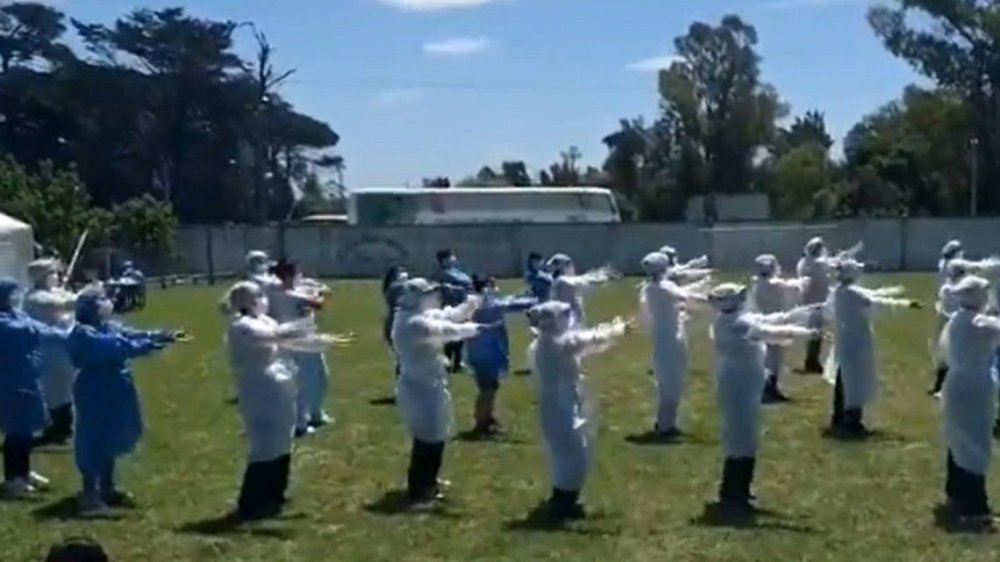 VIDEO: Médicos de Mar del Plata hicieron una coreografía al ritmo de 