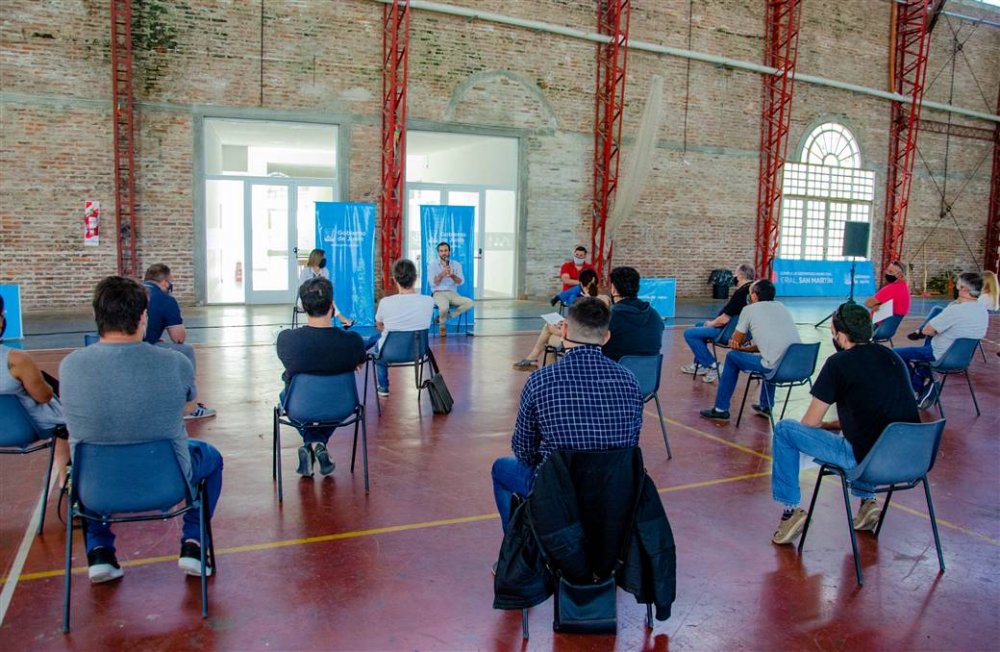 Petrecca recibió a trabajadores del rubro eventos