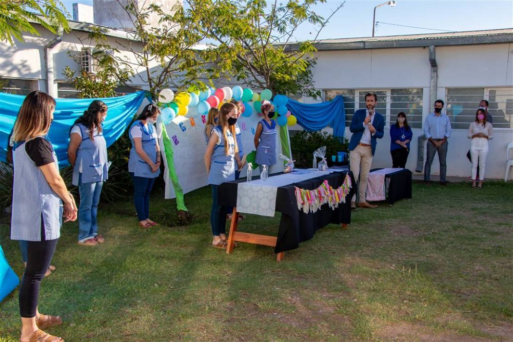 Los niños del jardín maternal municipal Nubecitas tuvieron su acto de egresados