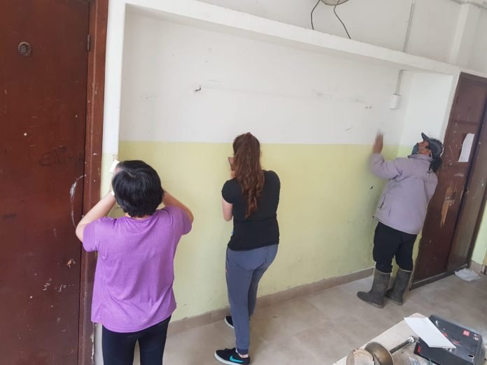 El Movimiento Evita Junín – UTEP remodeló tres instituciones educativas