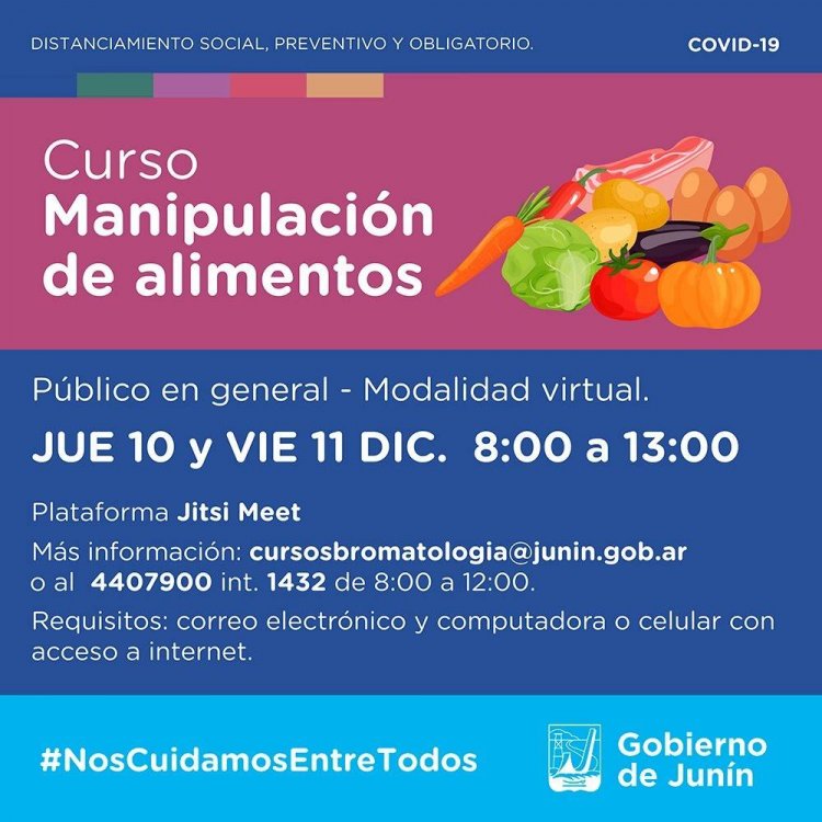Llega un nuevo curso sobre buenas prácticas de manipulación de alimentos