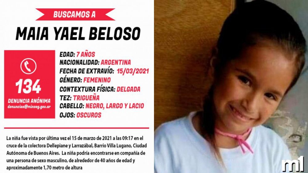 Maia Beloso: el minuto a minuto de la búsqueda