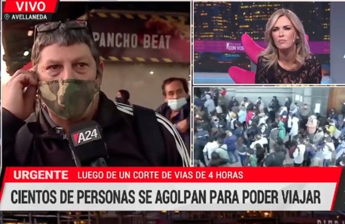 Un trabajador dejó sin palabras a Viviana Canosa
