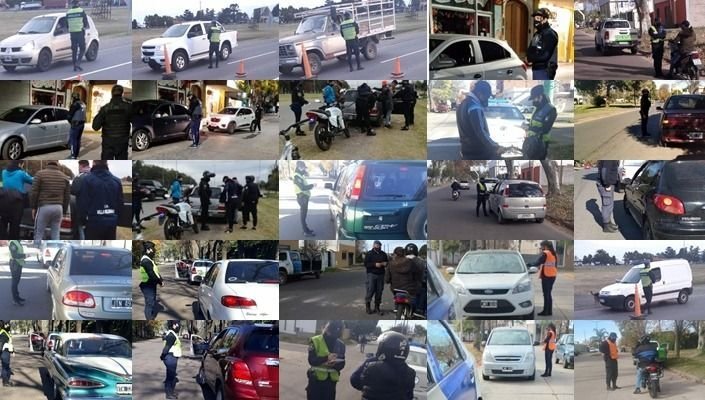 Nuevo fin de semana en fase 1 con intensos controles y operativos en calles juninenses y localidades del distrito