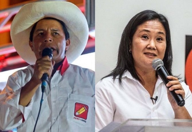 Perú: Castillo lo da vuelta y se impone a Fujimori con mínimo margen según datos oficiales