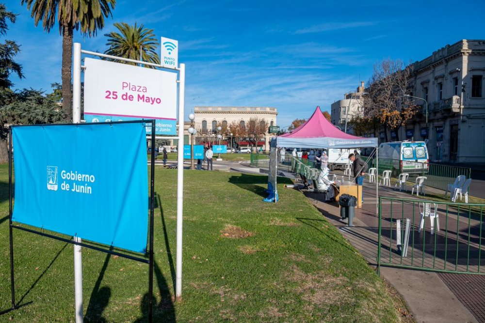 Testean nuevamente en la Plaza 25 de Mayo - Diario Junin