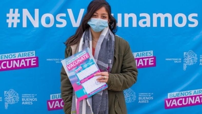 La vacunada más joven de la campaña provincial contra el Covid 19 es de Leandro N. Alem