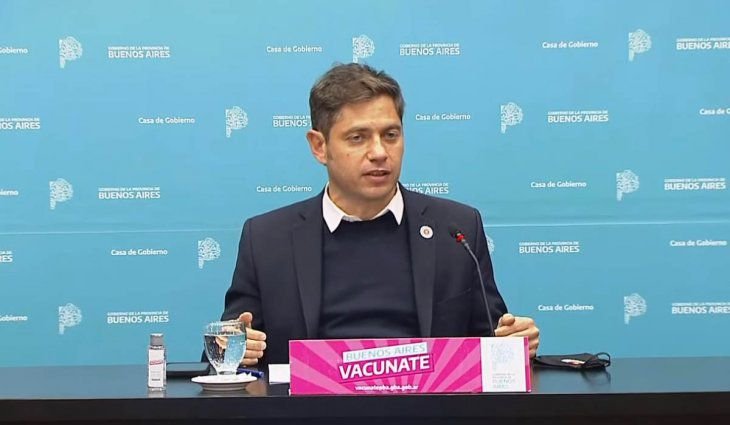 Axel Kicillof anunció que el AMBA pasa a Fase 4 y ampliación de aforo para vacunados