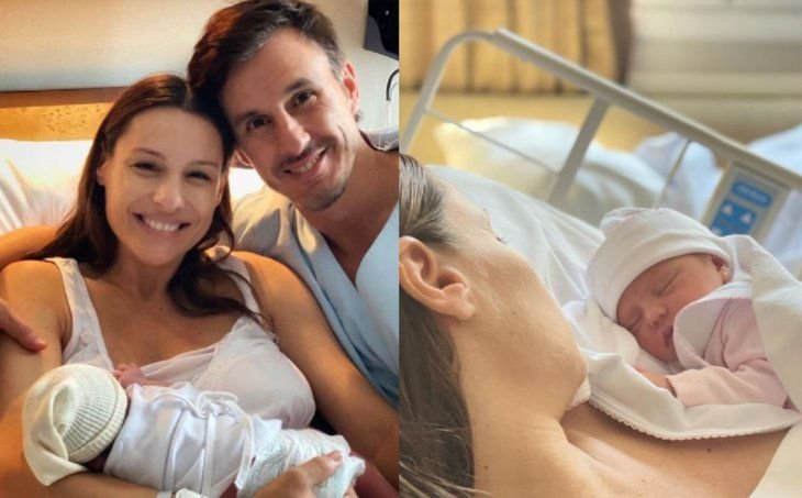 El marido de Pampita compartió fotos de su hija haciendo el 