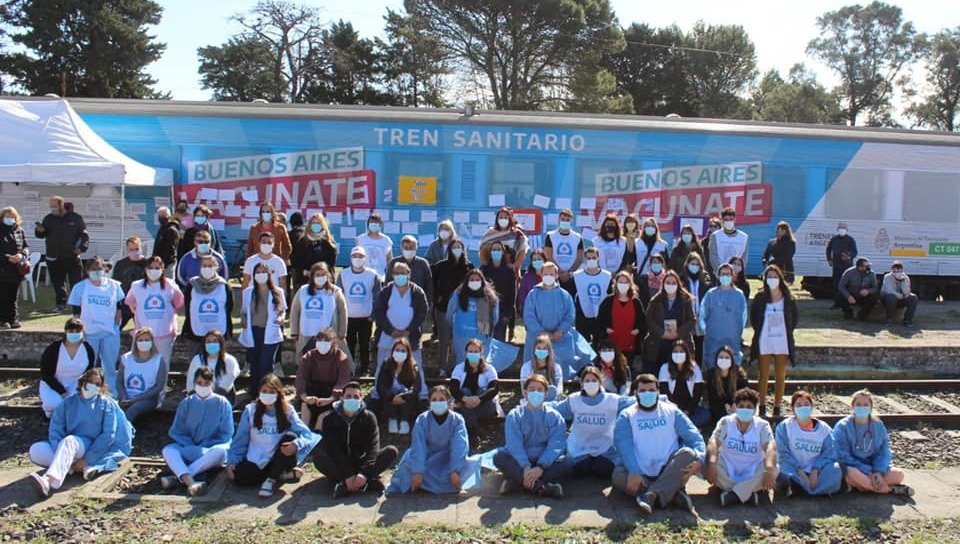 Con gran participación de vecinos, terminó el paso del Tren Sanitario por Junín
