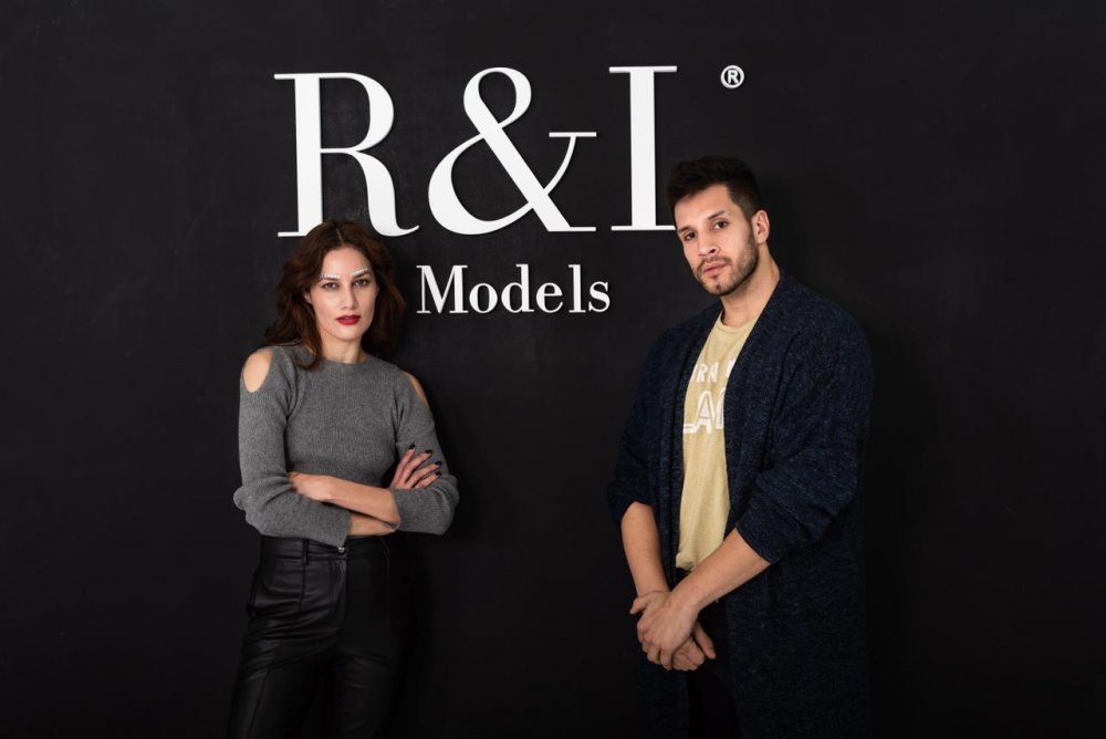 Facundo Arrigoni y Malala Figueredo visitaron la agencia R&L Models