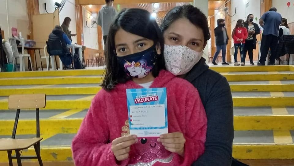 En un solo día vacunaron a más de 1100 menores de 12 años en Junín