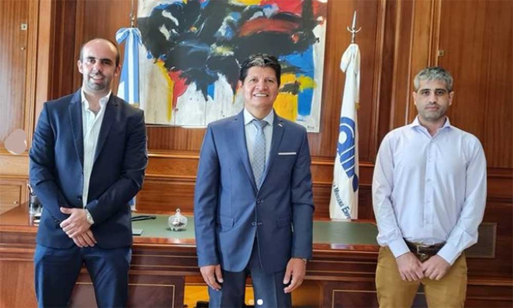 Maroscia fue recibido por el presidente de CAME