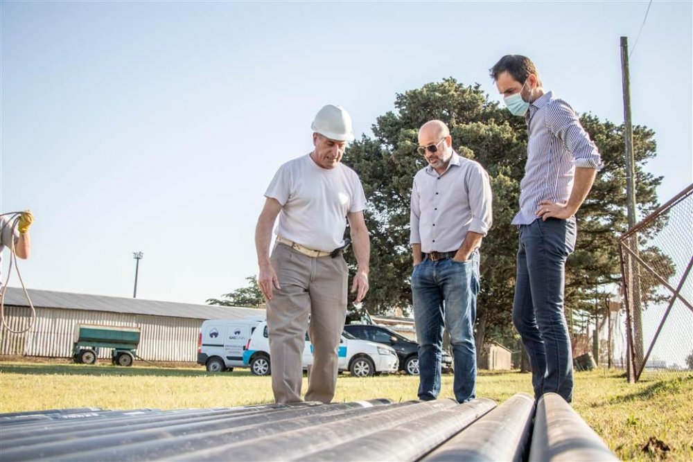 Llegaron nuevos materiales para la cuarta planta reguladora de gas