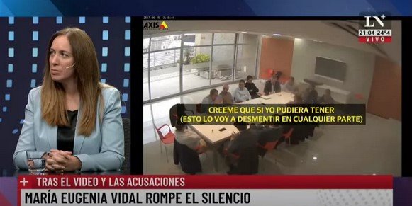 María Eugenia Vidal denunció que la AFI de Macri 
