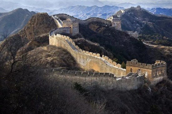 Se derrumbó una parte de la Gran Muralla China por un terremoto
