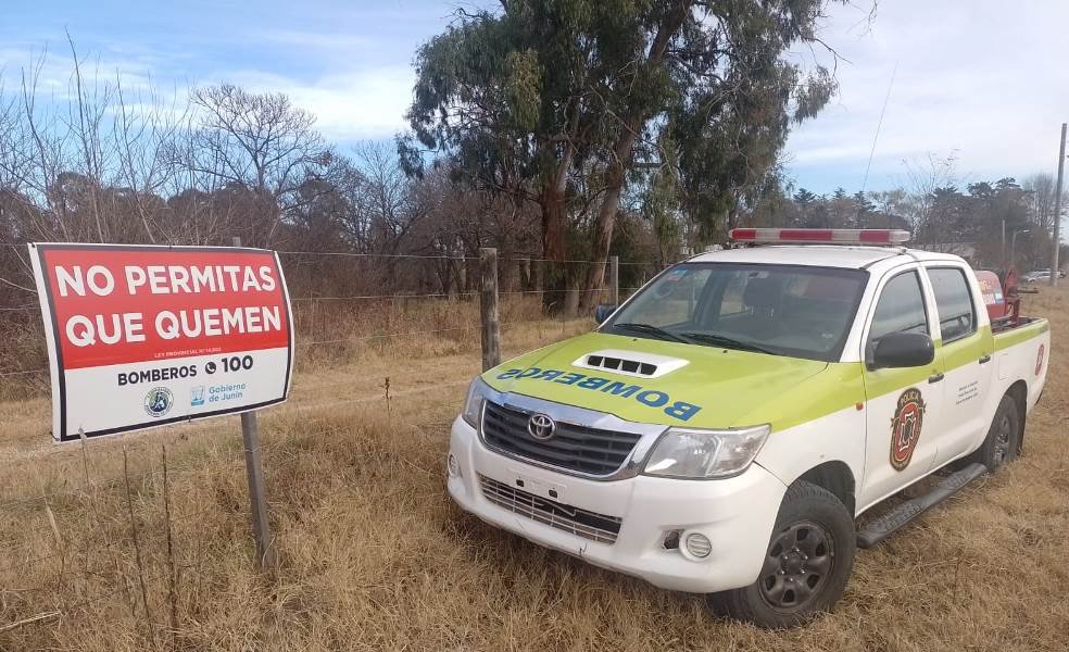 Campaña de concientización de Bomberos Junín