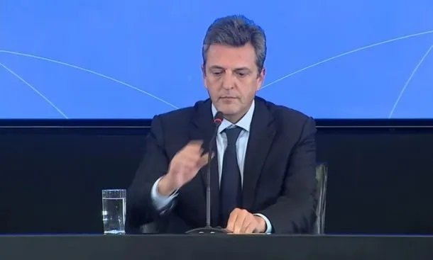 Sergio Massa anunció los 
