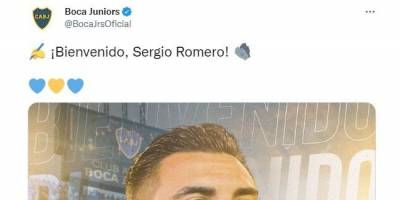 Sergio “Chiquito” Romero es el nuevo arquero de Boca Juniors: “Es un paso adelante en mi carrera, vengo al club más grande de la Argentina”