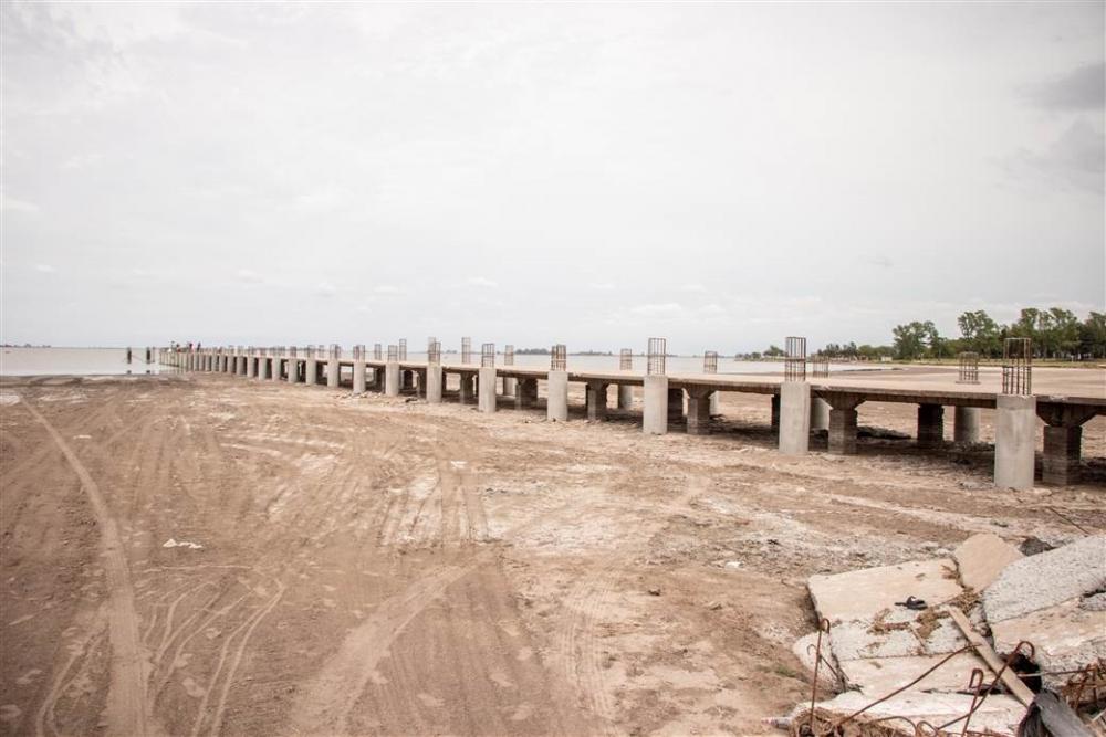 La obra completa del espigón saldría unos 150 millones de pesos