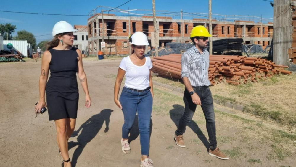 Avanza la construcción de las 149 Viviendas del Procrear II: Nacional financiará la conexión de gas