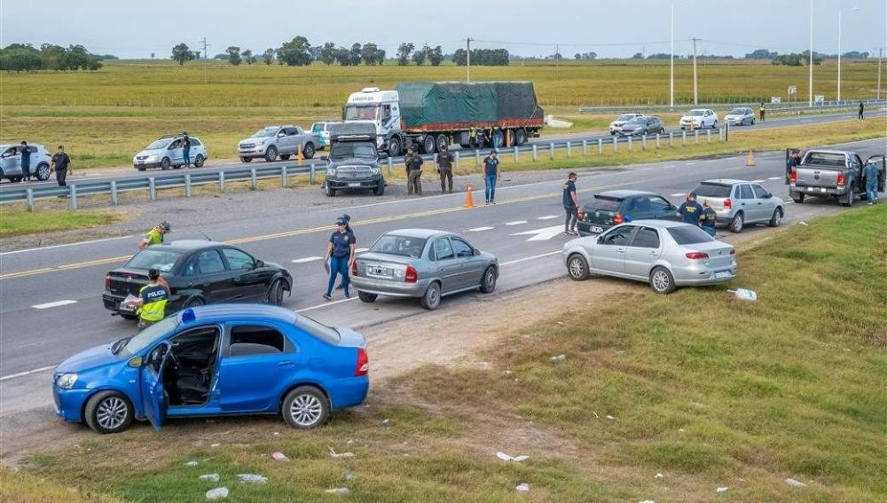 Operativo antidrogas en ruta nacional N°7