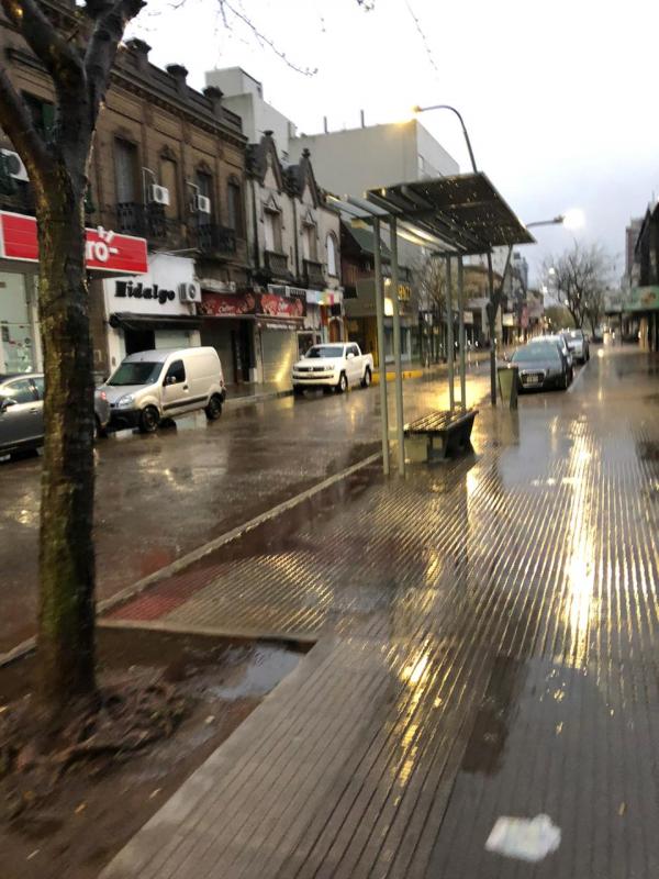 Cayeron sobre la ciudad 12.5 milímetros
