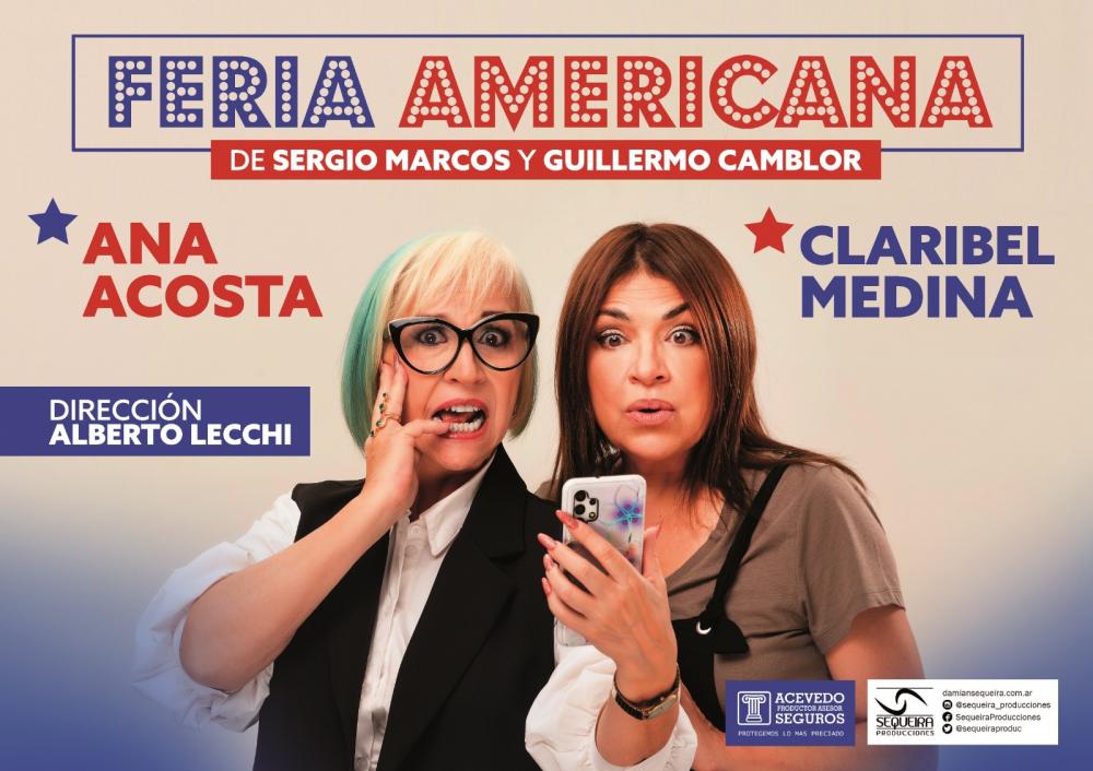 Claribel Medina y Ana Costa salen de gira con Feria Americana 