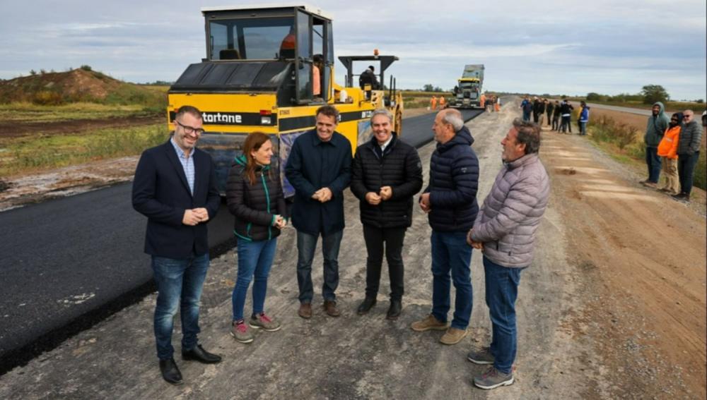 Katopodis recorrió la variante Chacabuco: Las obras están al 76% de avance