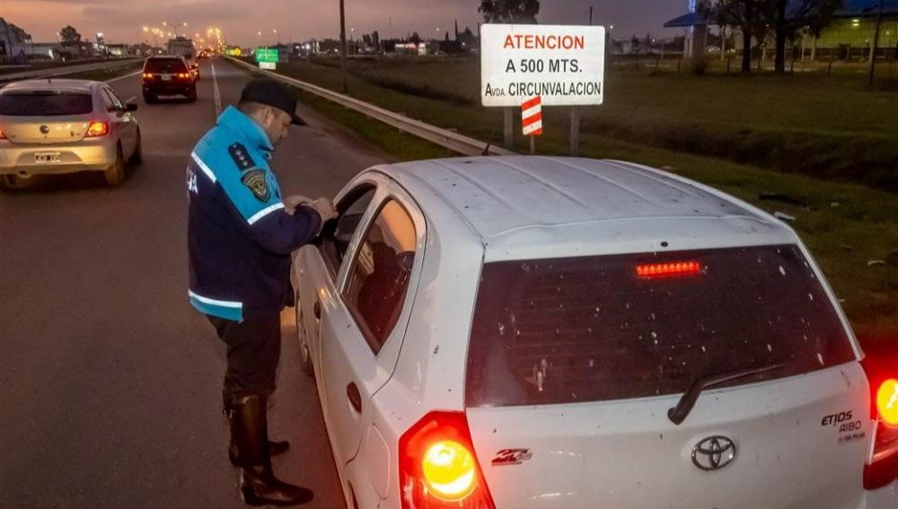 Se desplegó un importante operativo de prevención sobre la Ruta Nacional 7